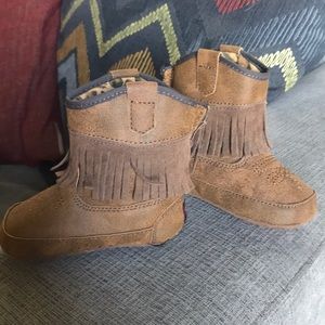 Infant size boots - worn once.